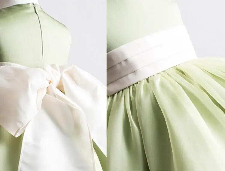 Милые дешевые серьги цвета шампань длиной до колена из органзы платье с