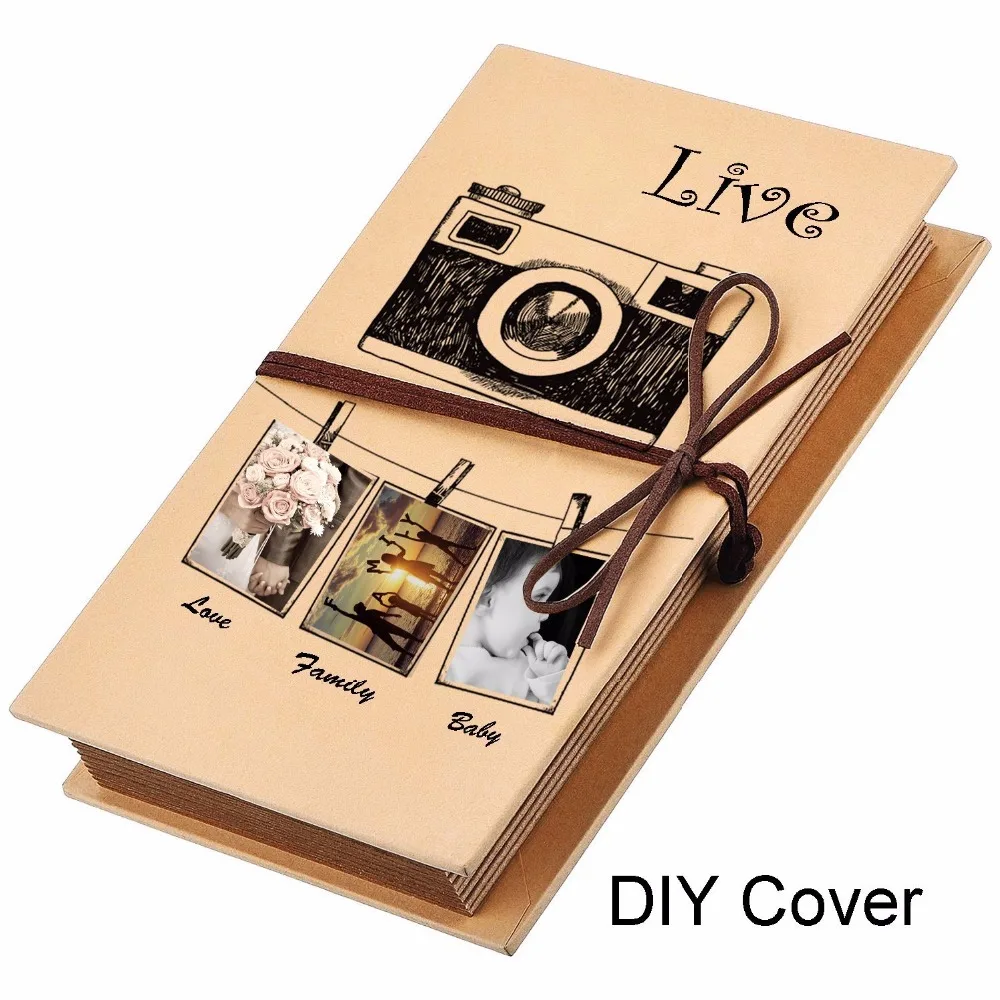 Альбом DIY Фотоальбом ремесло бумага Скрапбукинг юбилей Свадебная Гостевая книга