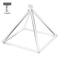 tooyful 7inch quartz crystal singing pyramid d note for meditation musical percussion instrument