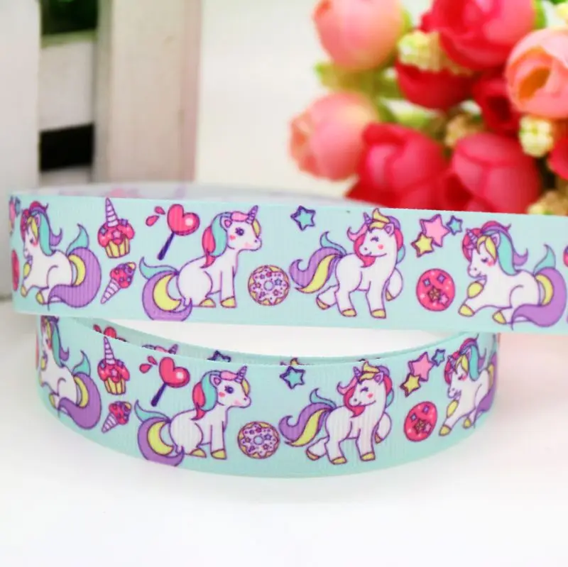 7/8 ''бесплатная доставка LuLaRoe единорог лошадь печатная корсажная лента