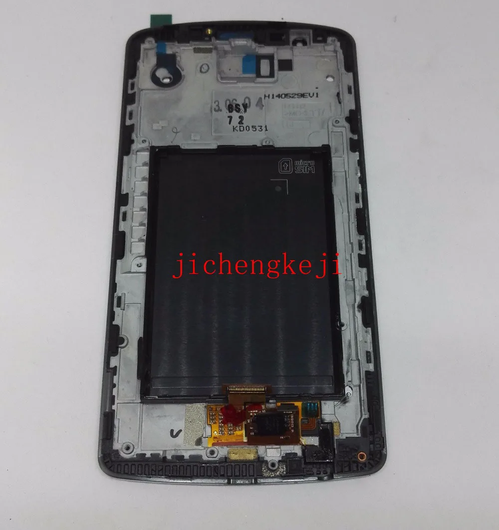 ЖК-дисплей + сенсорный экран дигитайзер рамка в сборе для LG G3 D850 D855 Pantalla Замена
