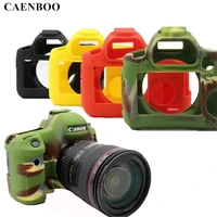 caenboo 6d 70d 60d camera bag soft silicone rubber protective camera body cover case skin for canon eos 6d camouflage black red