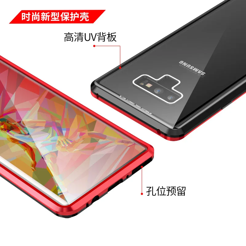 LUPHIE Магнитная Адсорбция металлический корпус для samsung Galaxy S9 S8 плюс S10 Plus