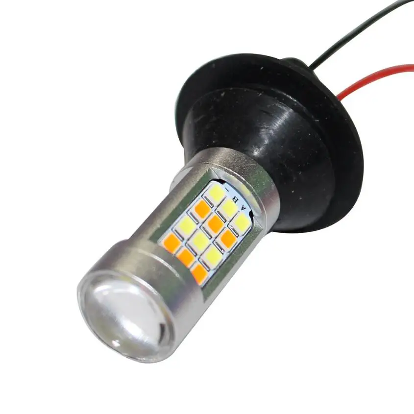 2X T20 7440 10 Вт 42SMD поворотники дневной ходовой светильник s светодиодный
