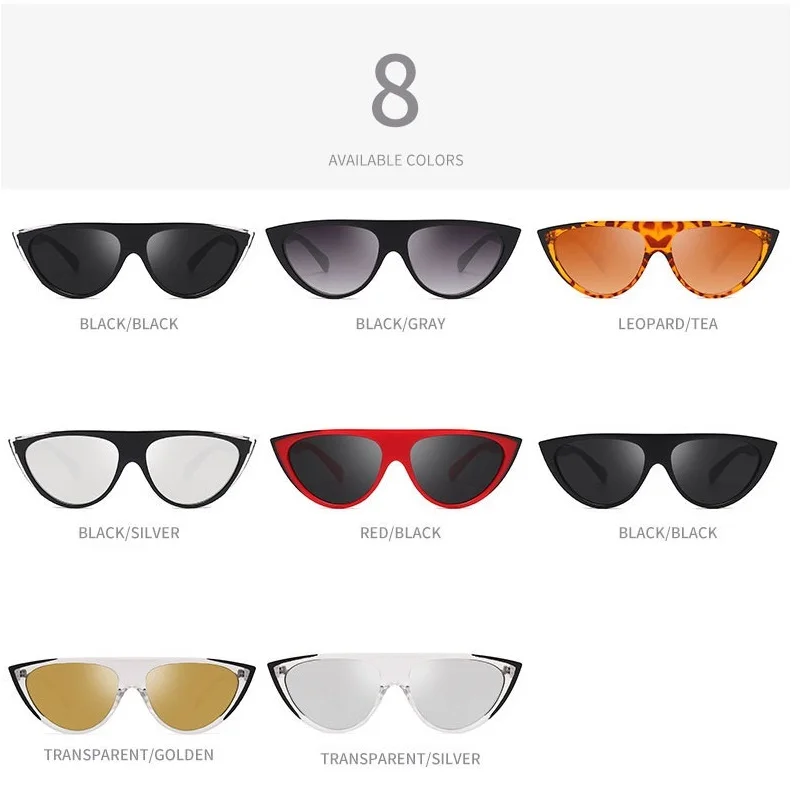 Солнцезащитные очки LONSY женские кошачий глаз винтажные маленькие солнечные в