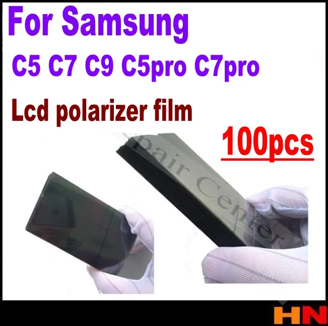 100 шт. для Samsung C5 C7 C9 C5pro C7pro c5000 c7000 c5010 c7010 оригинальный ЖК поляризационная пленка