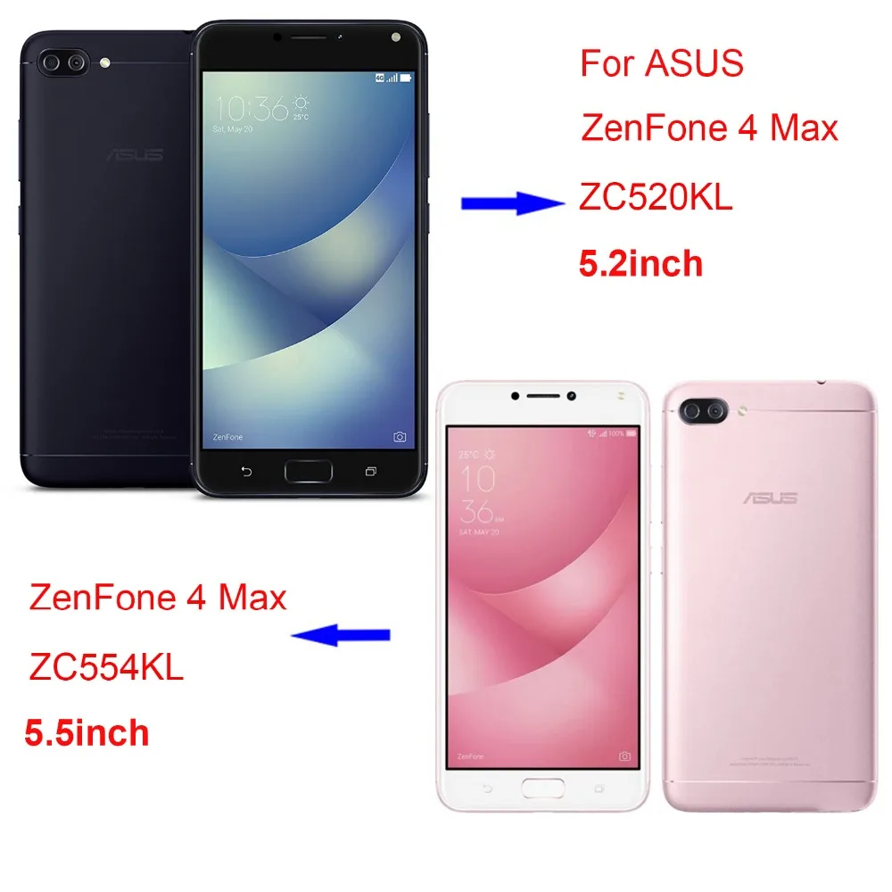 Черное/белое закаленное защитное стекло на для ASUS ZenFone 4 Max ZC554KL / стекло на асус зенфон 4 макс zc554kl zc520kl защита экрана Стекло на asus zenfone 4 Max ZC520KL ZC554KL ZC ZC554 554 554KL Стекло
