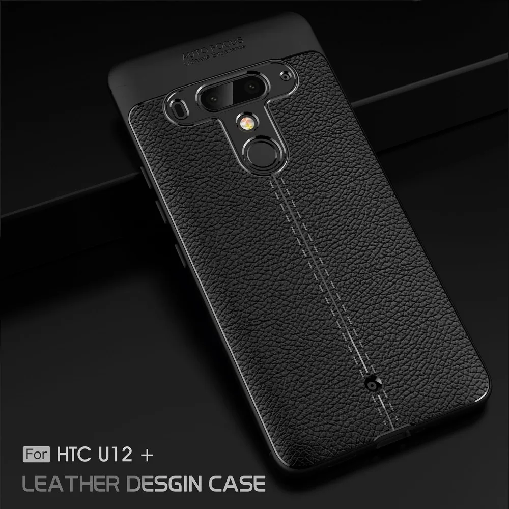BYHeYang для HTC U12 Plus чехол + 6 0 "Роскошный Личи мягкий силиконовый кожаный U 12 телефон