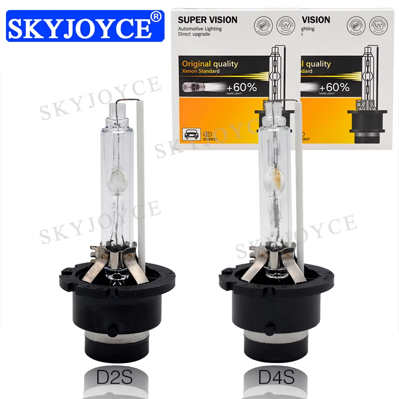 SKYJOYCE 35 Вт 55 ксеноновая лампа D1S 6000K D2S 4300K D3S D4S для фар D1R D2R D3R D4R замены|Передние