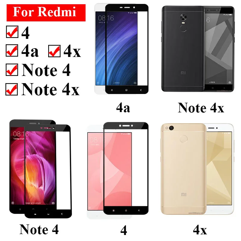 Для Xiaomi Redmi Note 4 4a 4x Verre защита экрана Tremp Ksiomi Redme Not a4 x4 защитное стекло Xiomi