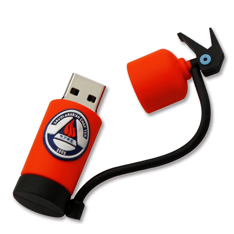 Высококачественный новейший симпатичный флеш-накопитель Usb огнетушитель U-диск 4