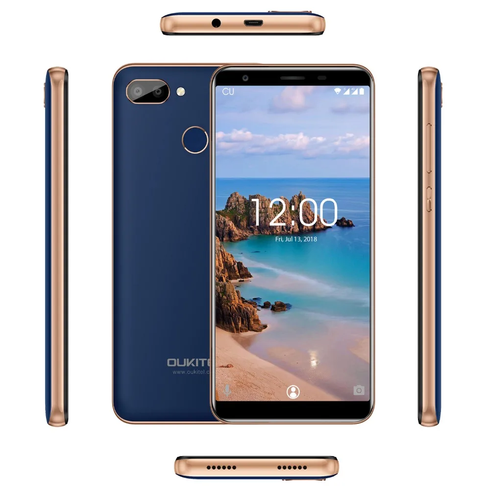 Дешевые OUKITEL C11 Pro 5 &quot18:9 Android 8 1 мобильный телефон MTK6739 четырехъядерный 3G ram 16G rom 8MP +