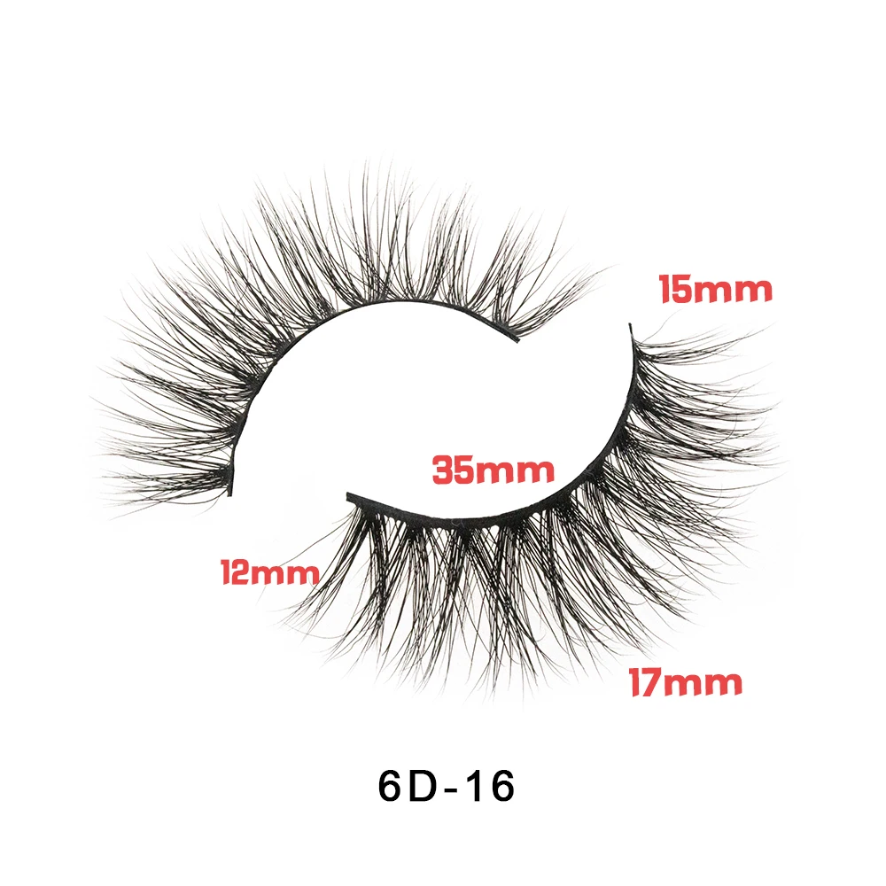 Накладные ресницы Crown Lashes натуральные накладные длинные норковые 3d для макияжа