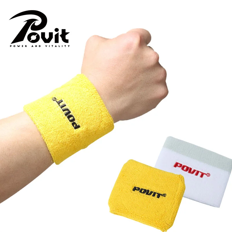 POVIT 1 шт. нейлоновый кистевой напульсник спортивный браслет Кроссфит фитнес повязка на запястье для тенниса волейбол Тяжелая атлетика спортивный инвентарь