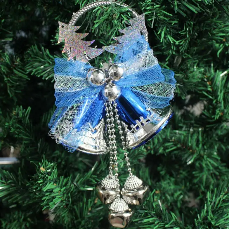 Shi -color Christmas ornaments bells ringing decorations tree shaking bell butterfly |