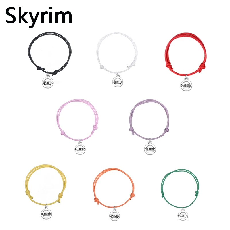 Модные женские браслеты Skyrim фурнитура ручной работы поделки плавучий браслет с