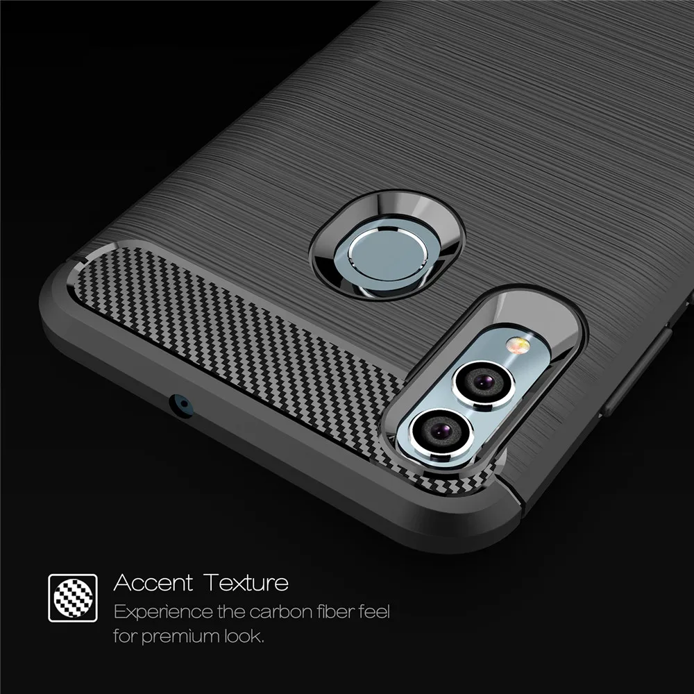 Прочный Броня мягкий TPU чехол для Huawei P Smart 2019 Plus Чехол устойчивый противоударный