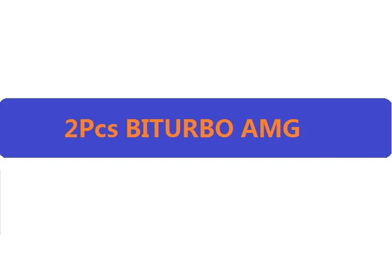 2Pcs BITURBO AMG 3D черный глянец C117 CLA Автомобильная эмблема CLA45 CLA180 CLA200 CLA220 CLA250 эмблема значок наклейка авто турбо логотип для Mercedes Benz AMG - Цвет: 2Pcs BITURBO AMG
