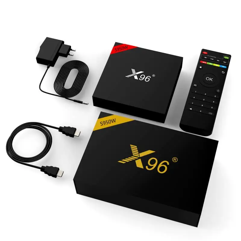 X96W 2 ГБ + 16 Android 7 1 Smart tv BOX четырехъядерный HD2.0 4K * 2k Amlogic S905W телеприставка X96 W