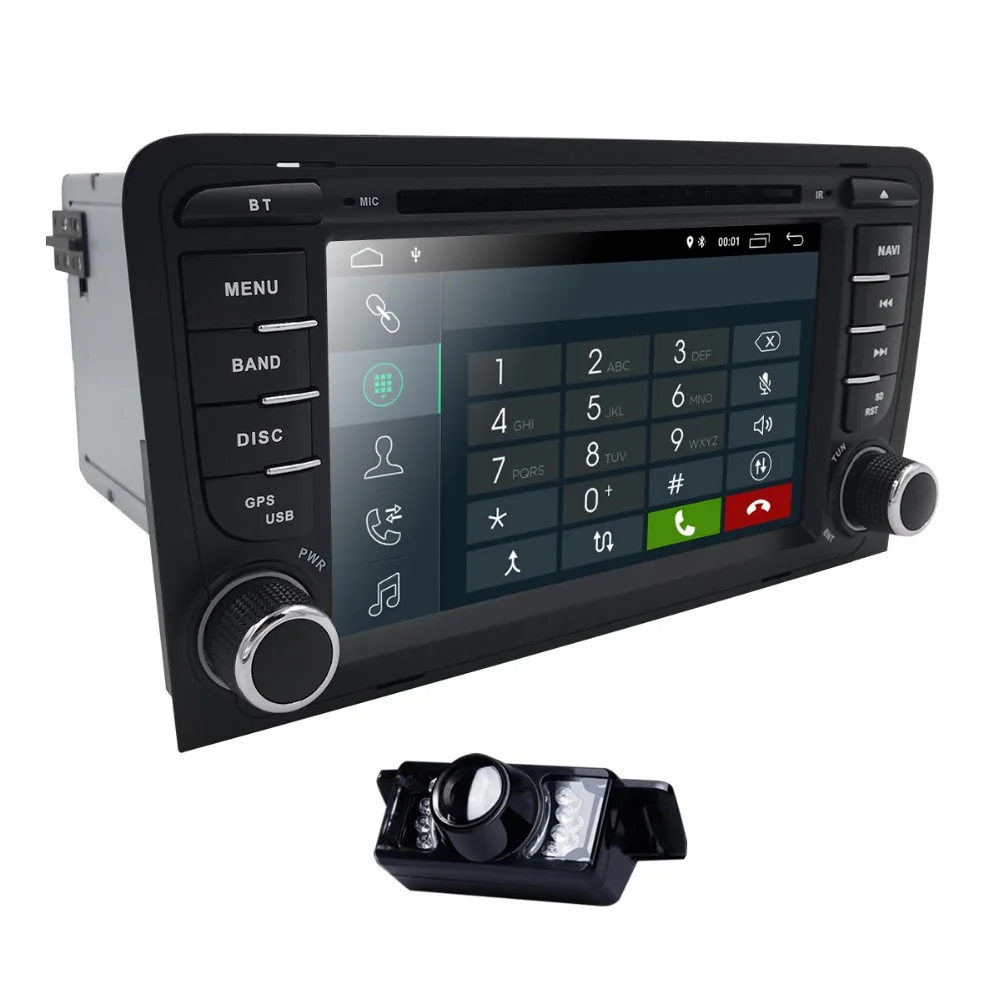 7 &quotAndroid 9 0 4G WIFI 2 грамм + 16 ГРОМ Радио Стерео DVD плеер GPS Sat Bluetooth Навигация USB для Audi A3