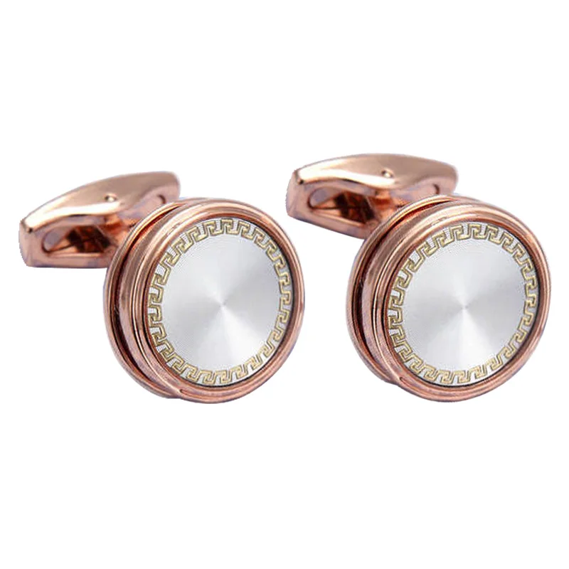 Новинка 2017 высококачественные запонки VAGULA французские с покрытием из розового