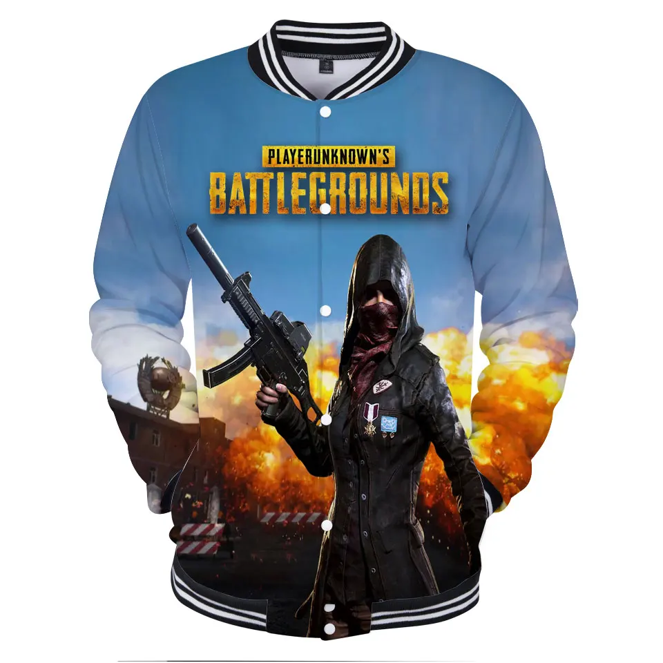 new PUBG Jedi survival 3D baseball jacket fashion hot game spring and autumn casual style | Женская одежда
