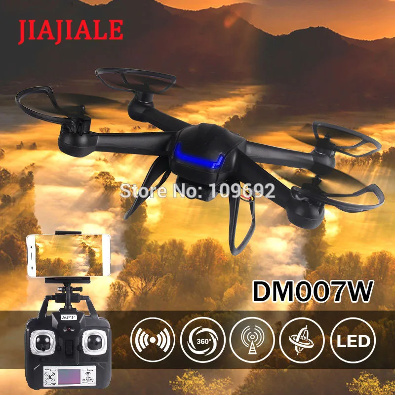 Квадрокоптеры JIAJIALE Радиоуправляемый квадрокоптер 2 4G 4 канала 6 осей Wi Fi FPV|rtf