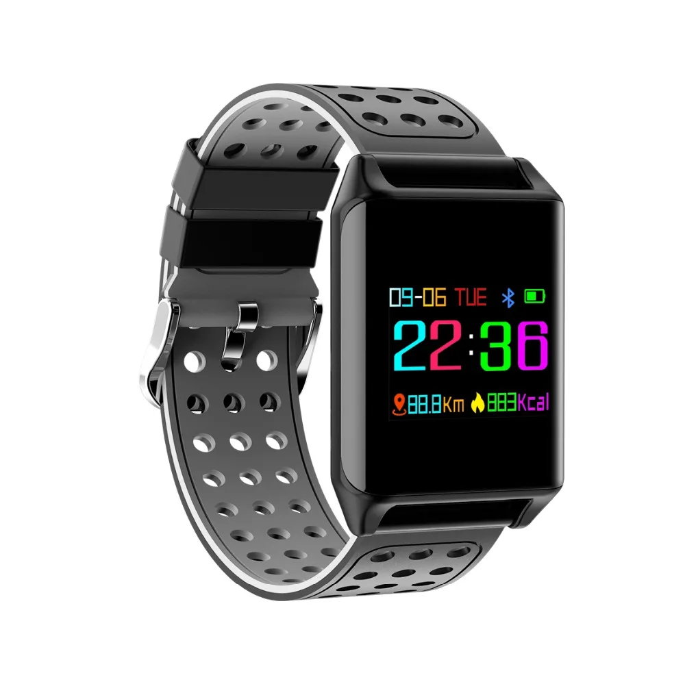 FORCA R11 умный Браслет Часы сердечного ритма крови Давление монитор Смарт OLED Цвет