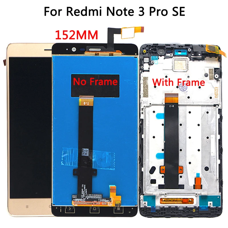 ЖК-дисплей 152 мм для Xiaomi Redmi Note 3 Pro SE сенсорный экран с дигитайзером в сборе и