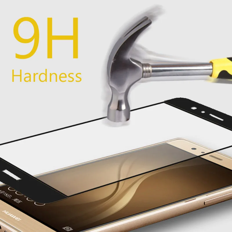 Полное покрытие для huawei p9 lite 2017 стекло на протектор экрана плюс Мини Защитная