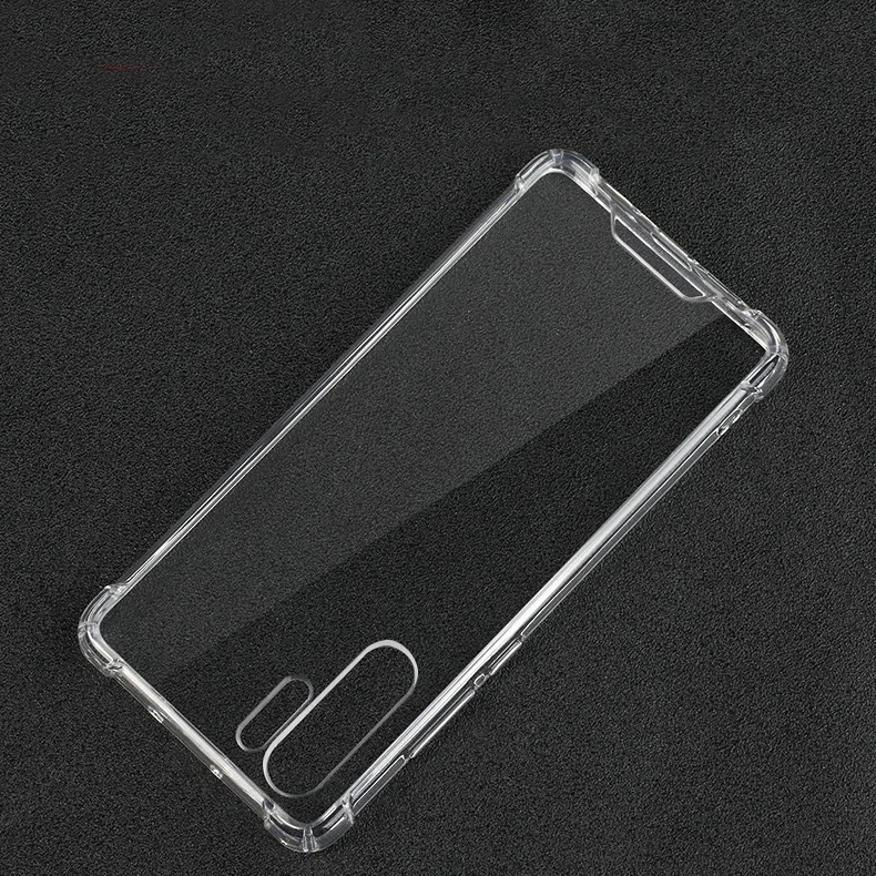 50pcs/lot.Shockproof Clear Transparent PC Back TPU Bumper Scratch Protection Case Cover for HUAWEI P30/HUAWEI P30 PRO | Мобильные