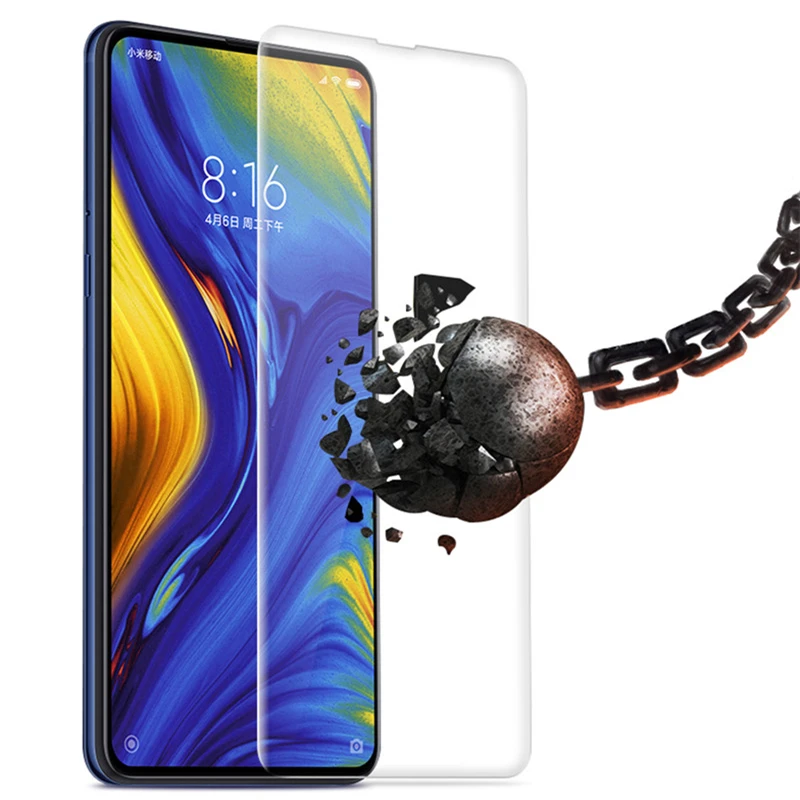 Закаленное стекло для Xiaomi Mi Mix 3 оригинал mix3 6 39 дюймов Защитная пленка экрана