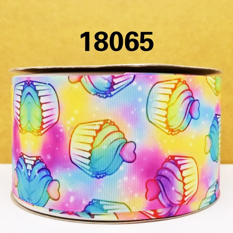 18065 Новое поступление 50 ярдов мультфильм печатных grosgrain ленты 17760 - Цвет: 18065