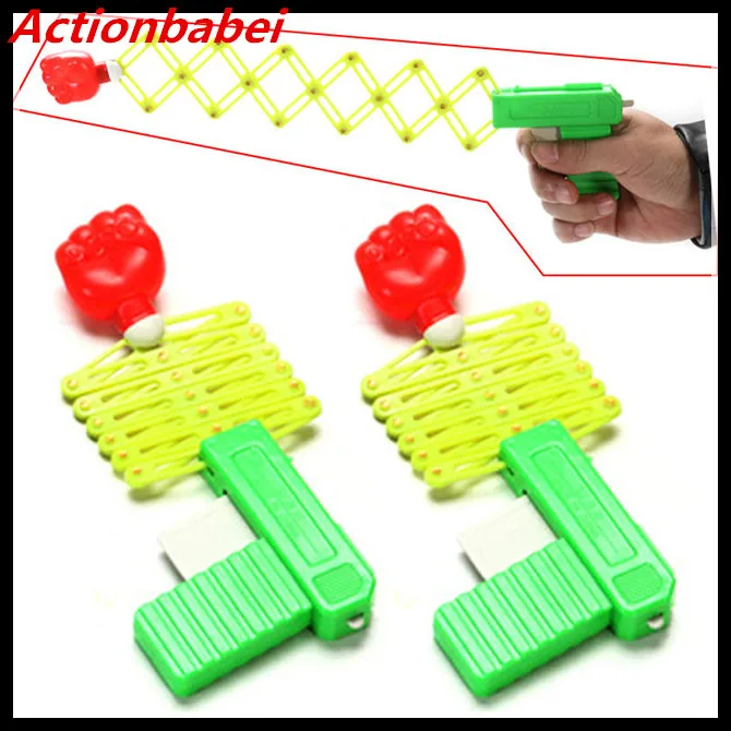 Actionbabei 1 шт. Забавный розыгрыш эластичный растягивающийся пистолет с кулаком