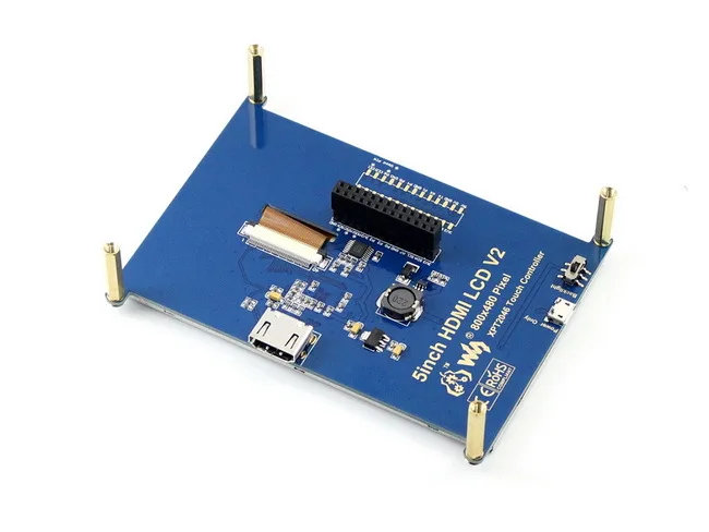 Raspberry pi 3 model B 4B/2B/B +/A + 5 дюймовый HDMI GPIO резистивный сенсорный экран ЖК экран|raspberry