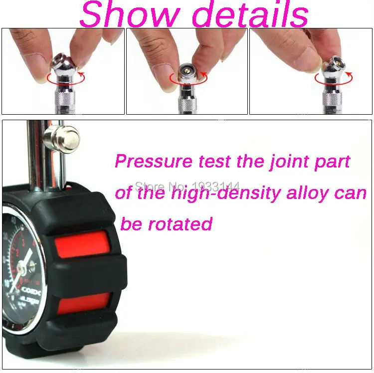 Универсальная Механическая указка инструмент для измерения давления в шинах