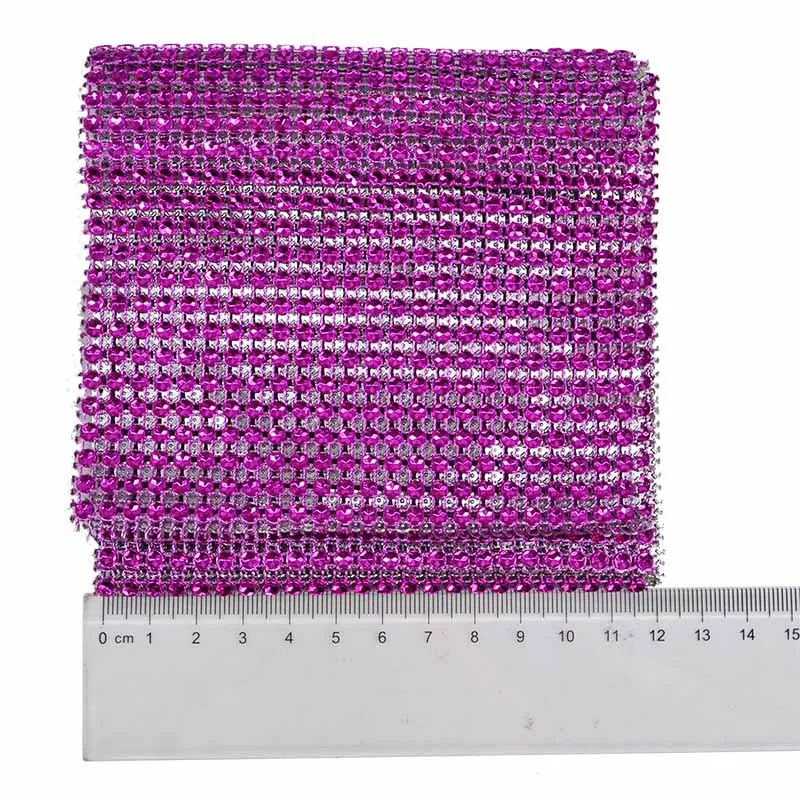 24 ряда 12 см ширина акриловый горный хрусталь кристальная сетка рулон сделай сам