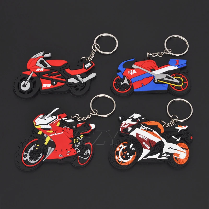 Резиновый брелок для Yamaha Honda CBR 93 RR|Кольца ключей| |