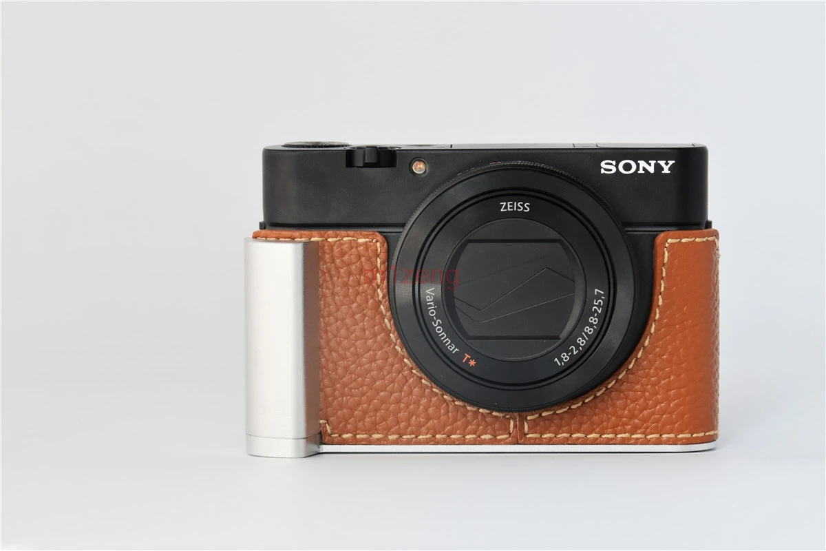 Кожаный жесткий чехол для камеры, защитный чехол для sony rx100 rx100ii rx100iii rx100iv rx100v rx100vi, коричневый, черный