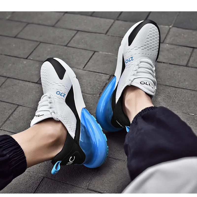 Новое поступление, модные мужские кроссовки c воздушными подушками и Flyknit Tech Zapatos Para Corner, дышащие легкие демпфирующие мужские повседневные туфли
