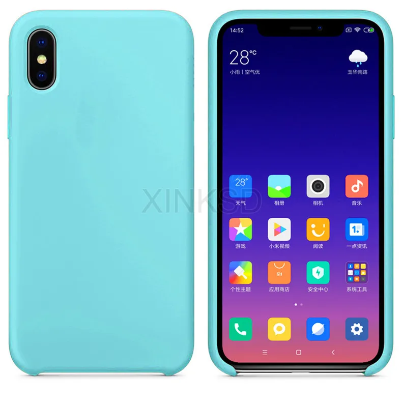 Glacier Blue Жидкий силиконовый чехол для Xiaomi mi 6X A2 8 SE mi X 2S Прекрасный карамельный цвет чехол для телефона для Xiaomi mi 8 чехол T25 - Цвет: Glacier Blue
