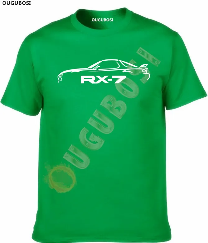 Бесплатная доставка MAZDA RX7 Вдохновленный автомобиль футболка # RX7|Мужские