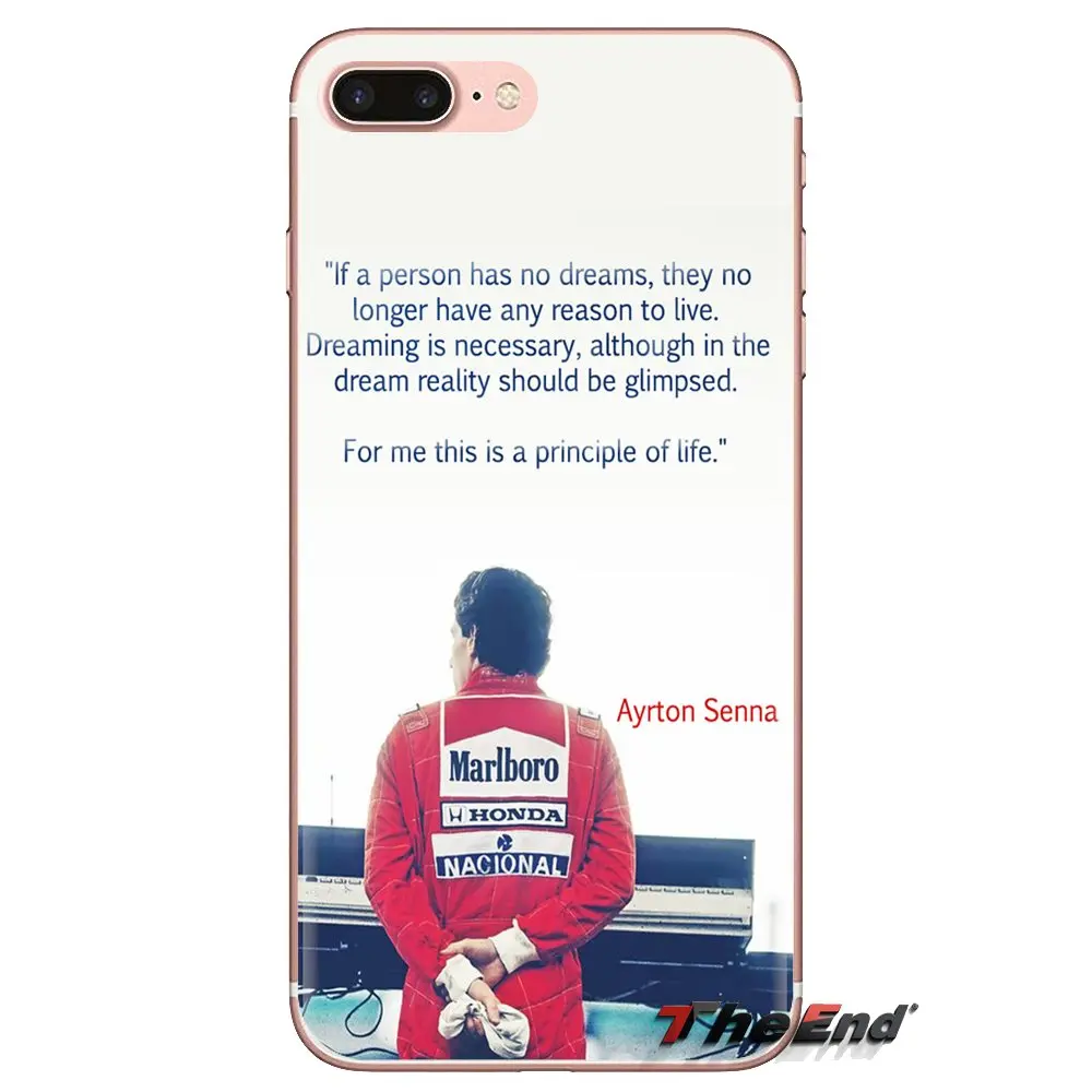 TPU Transparent Bag Case For Huawei Mate Honor 4C 5C 5X 6X 7 7A 7C 8 9 10 8C 8X 20 Lite Pro Ayrton Senna Drive Racing Star quote |