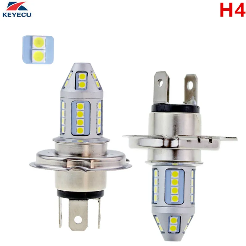 

Супер яркие противотуманные фары keyecu 2x12 В H4 6000K 30SMD 3030, дневные ходосветильник огни белого цвета