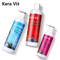 hair care products hair treatment 3pcs keravit straightening cream500ml purifying shampoo250ml daily shampoo hair care
