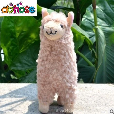 pink 23 см белая плюшевая игрушка Альпака лама, кукла, животные, чучело, куклы, японские мягкие плюшевые Alpacasso для детей, подарки на день рождения - Цвет: pink