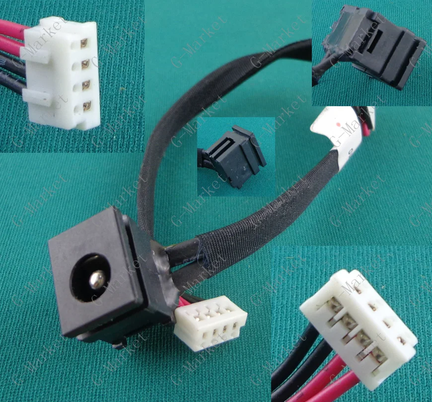 1 30 шт./лот разъем постоянного тока для ноутбука с кабелем Toshiba Satellite питания