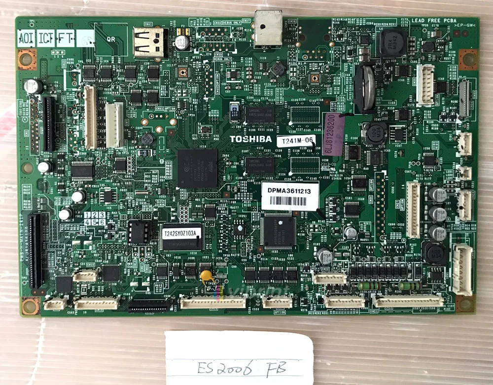 Оригинальная б/у основная плата для Toshiba e-STUDIO estudio 2006 es2006 Formatter логическая плата, материнская плата доска