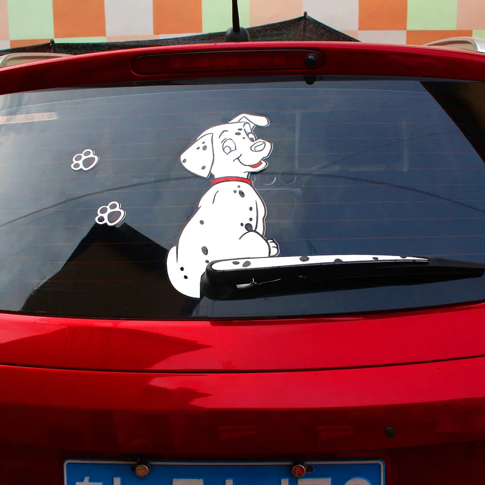 1 шт. Светоотражающая наклейка на автомобиль пятнистая собака|car sticker|reflective stickercar