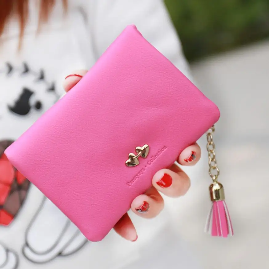 Кошелек женский 2020 Модные женские бумажники кожаный короткий кошелек клатч